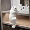 Cute Plush Simulation Cat Ornaments Stuffed Animals Figure Desktop Cats Hanging Kitten TV Realistic Furry Cabinet Deco Figu O6M3