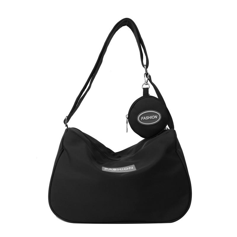 Style Large Canvas Tote Bag For Women With Waterresistant Nylon Material And Inner Pocket For Daily Use