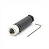 M8 Connector 3 4 5 8 Pin Plastic Shell Circular Plug Socket Male Female Sensor