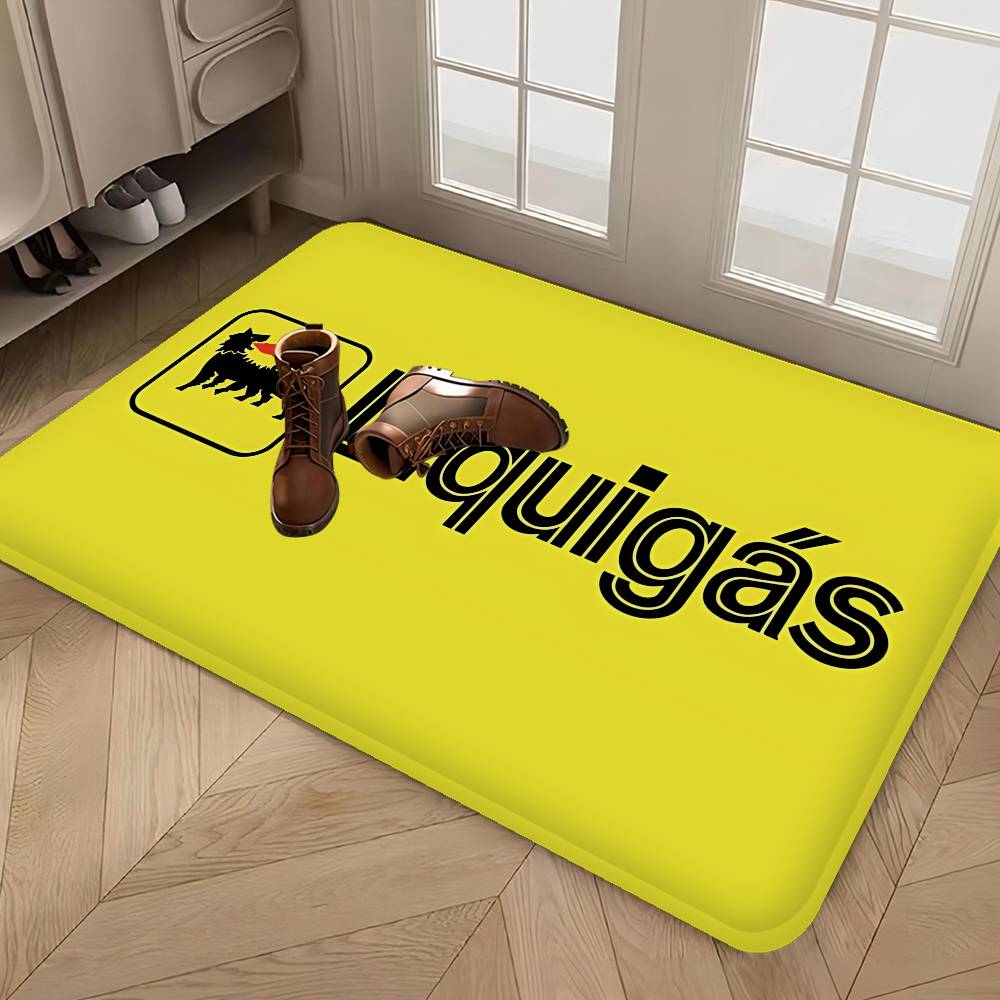 A-Agip E-Eni Racing Car Bathroom Mat Kids Room Bedroom Decoration Balcony Anti-Slip Doormat Living Room Welcome Rug