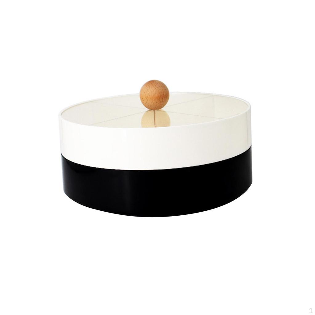 Candy Storage Box Multi Functional Accessories with Clear Lid Serving Trays Fruit Plate