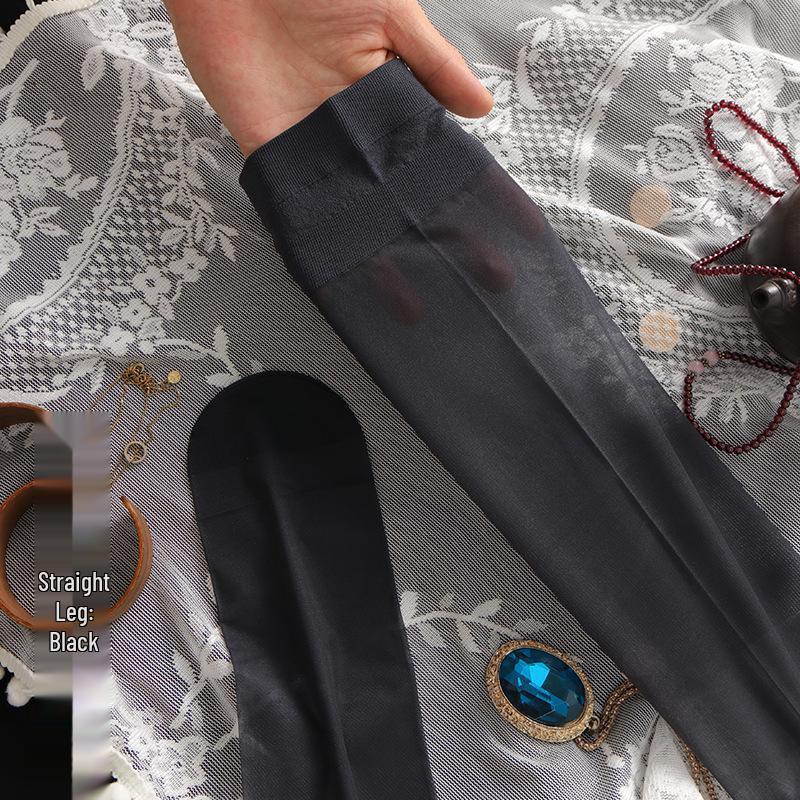 Women's Ultra-Thin Thigh-High Stockings: Non-Slip, Foot-Shaped Heel, Over-the-Knee, Perfect for Autumn