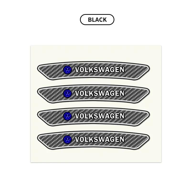 

For Volkswagen VW 4PCS Car Wheel Hub Rim Decor Stickers Auto Accessories For Volkswagen VW Jetta Polo T4 T5 T6 Sharan Touareg Go
