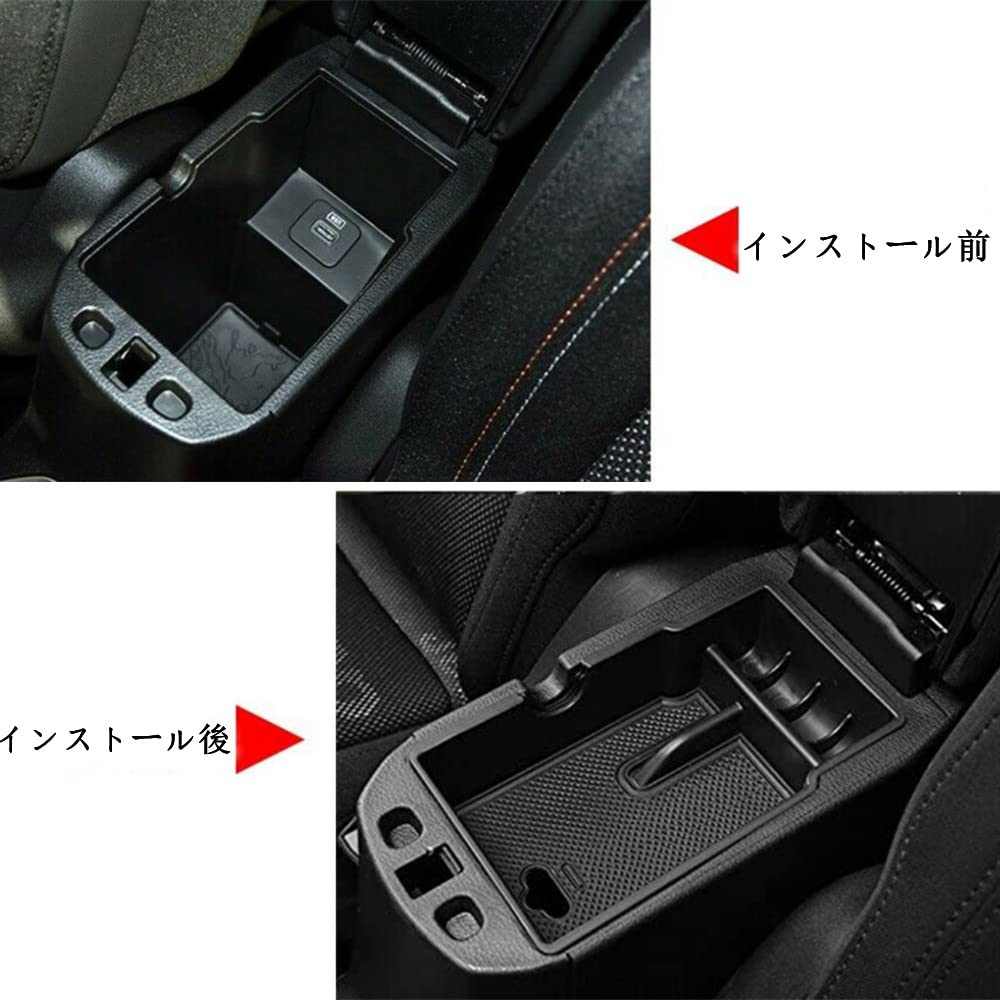 YOCTM Center Console Box Tray for Jeep Renegade 2015 2016 2017 2018 2019 2020