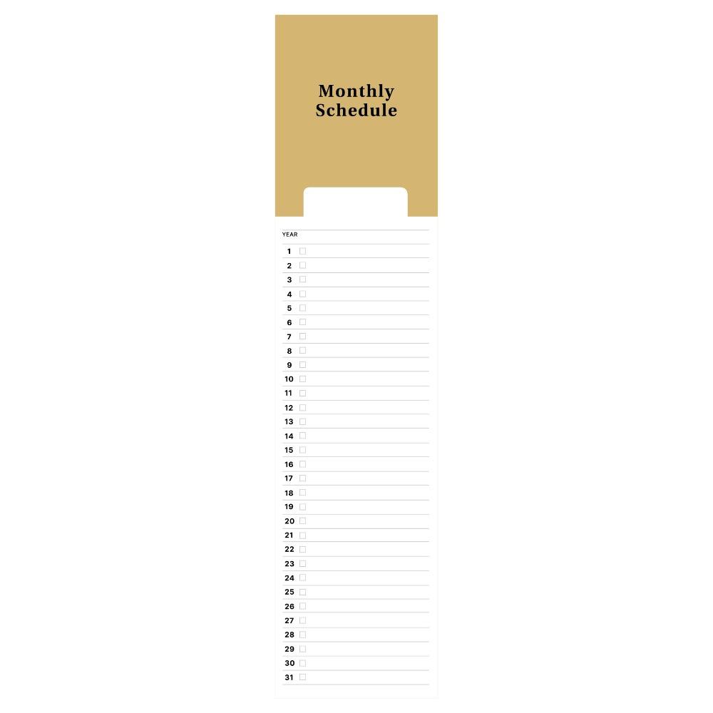 Daily Weekly Planner Note Paper Bookmark Type Note Pad New Memo Pads  Students