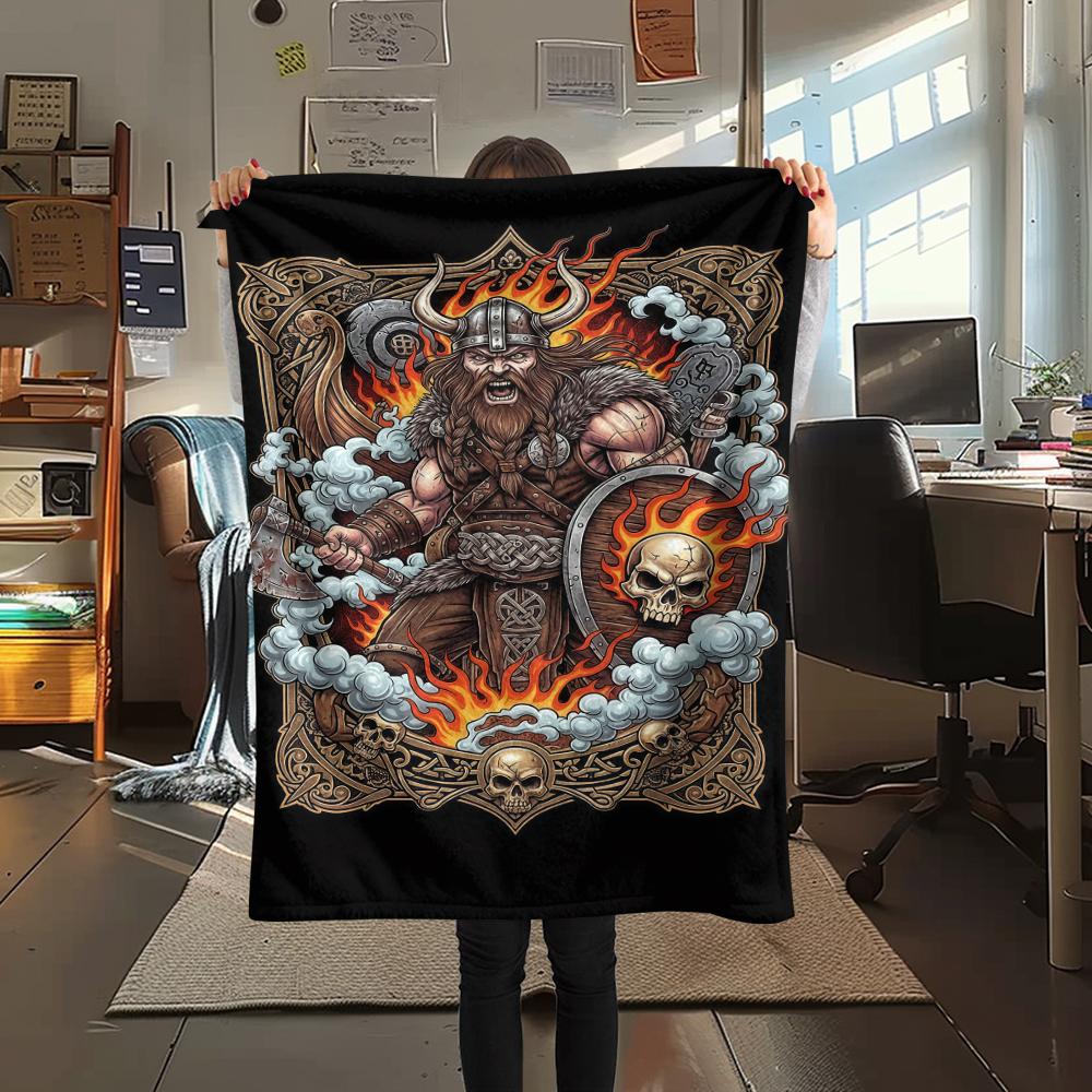 Street dark gorilla wolf truckPrint Flannel Blanket,High quality Comfortable for All Seasons,Home Decor,Warmth and Comfort,Perfect for Christmas Gifts