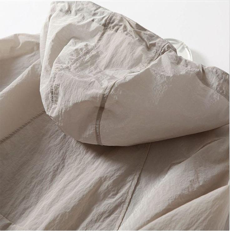 Lightweight Sun Protection Clothing for Women's Summer New Casual Loose Short Style Hooded Japanese Design Fashionable Jacket Slimming Top