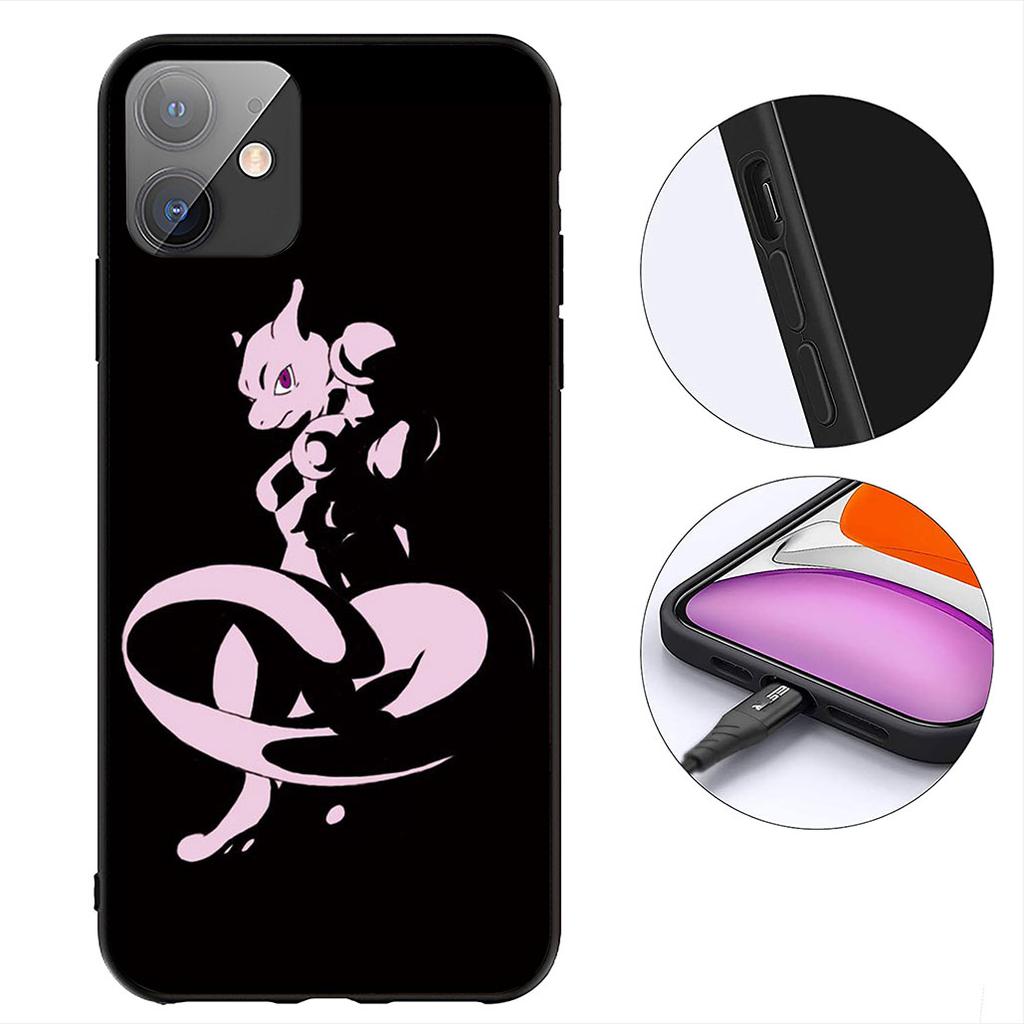 P-Pokemons GO P-Pikachus Mewtwo Phone Case for Samsung Galaxy S25 Edge S24 S23 FE Plus Ultra A16 A15 A55 A57 5G Cover Casing