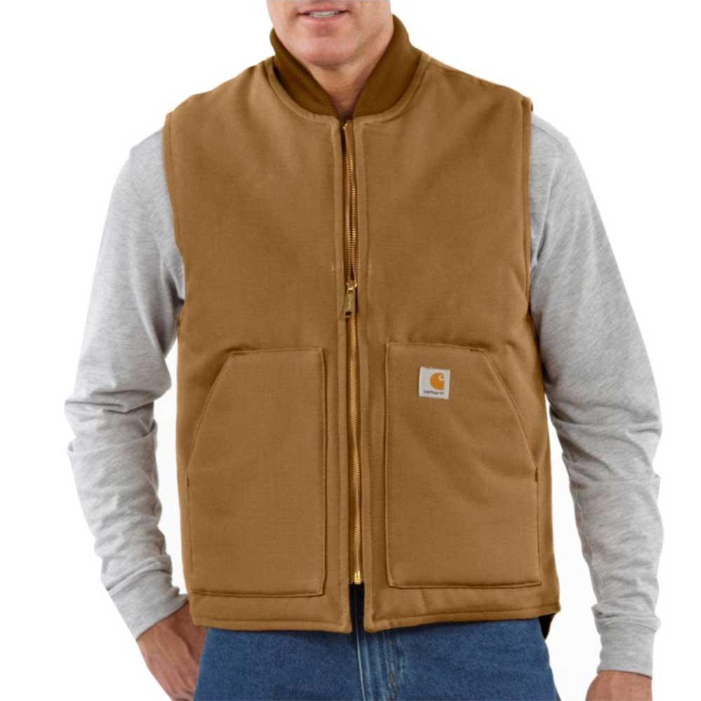 Carhartt V01 Duck Work XL Vest, Brown,