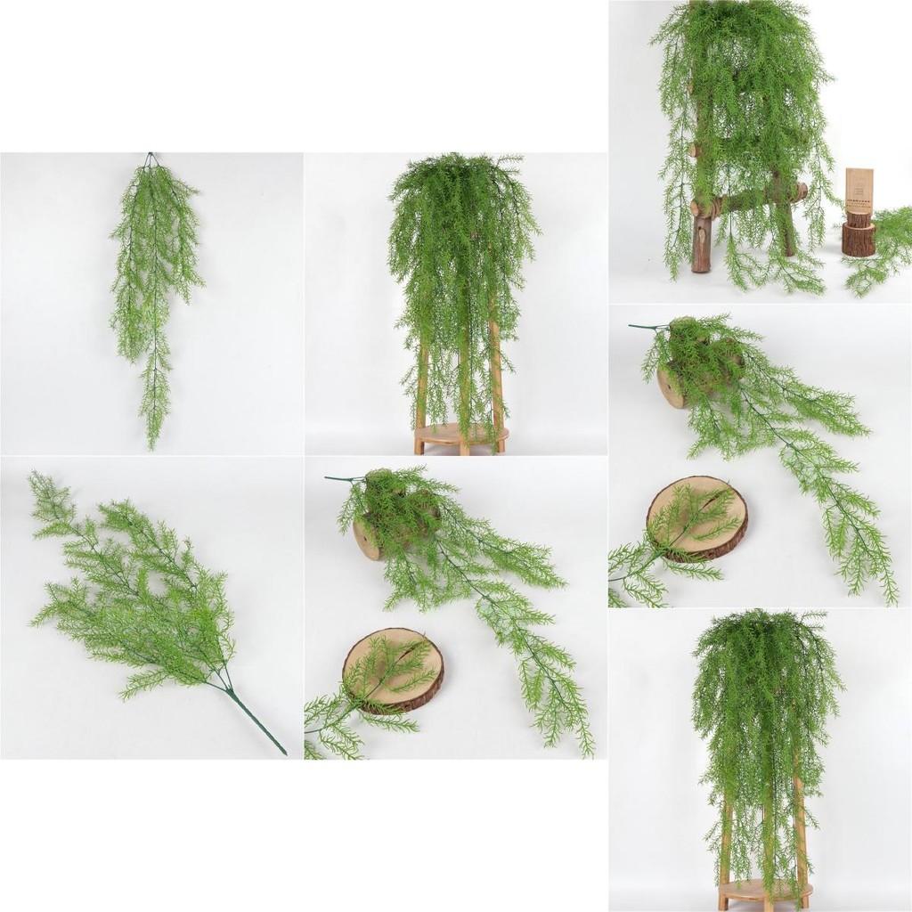 Pine Needle Wall Hanging Artificial Plants For Home Decor And Wedding Events