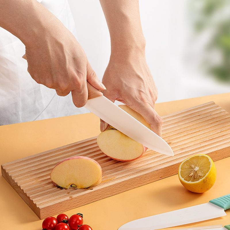 Ceramic Knife Household Fruit Knife Sharp Kitchen Cutting Knife Anti Slip Knife Set Baby Food Peeler Tool