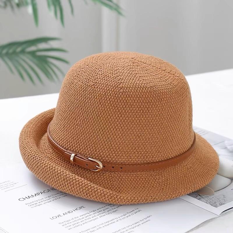 Women Breathable Fishing Cap With Curved Brim And Elegant Bow For Beach Days