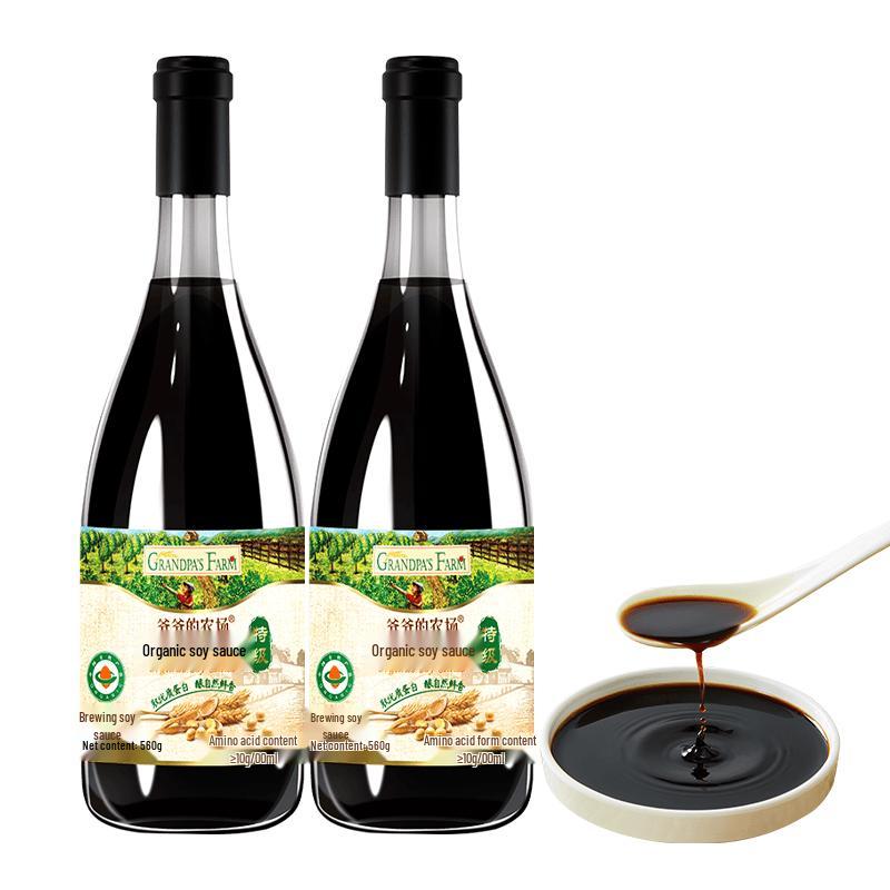 Grandpa's Farm Organic Premium Light Soy Sauce