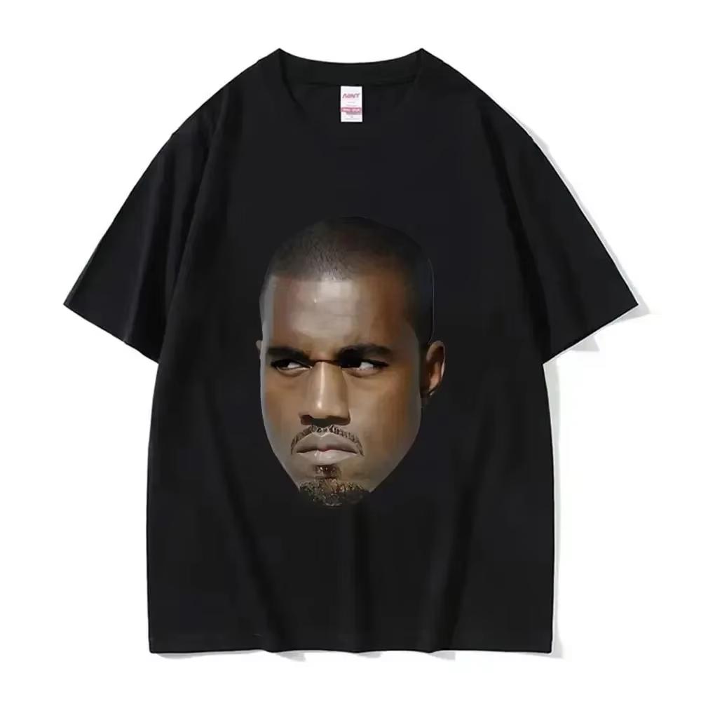 2026 Funny Kanye West Meme TShirt Unisexs Fashion Vintage Hip Hop Rap Style Tshirt Unisex Women Short Sleeve Streetwear Top Tees