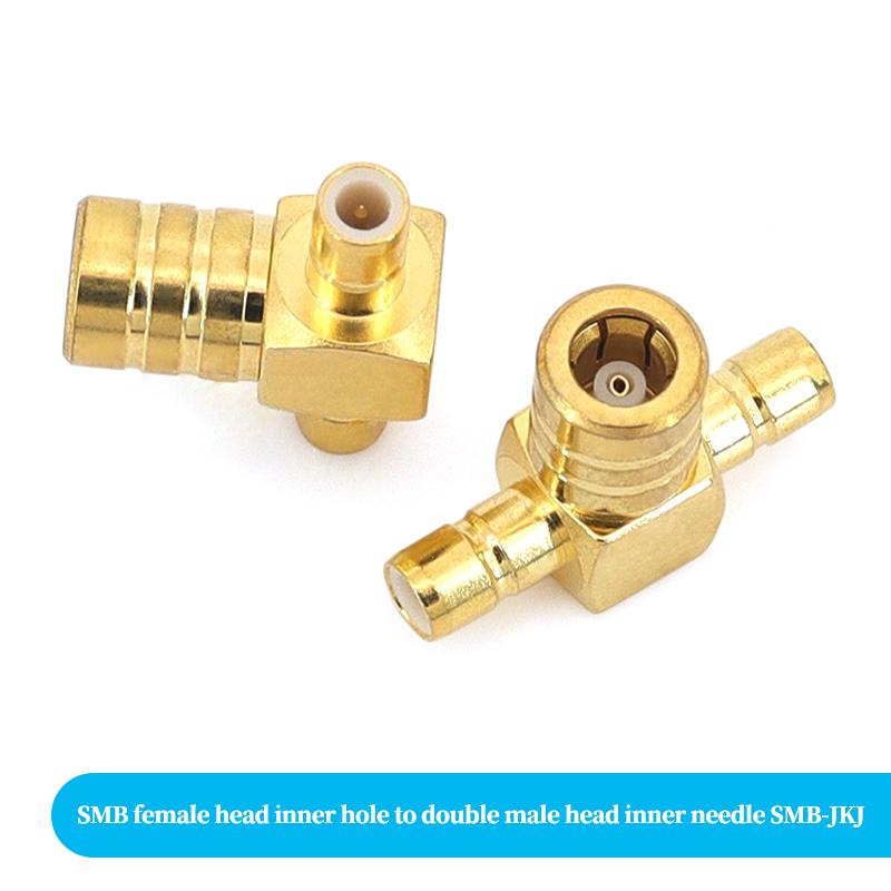RF Coaxial Adaptor SMB Male To SMB Male / SMB Female, DAB Car Antenna RF Connector 50 Ohm