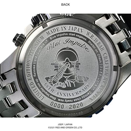 Force Goods Armbanduhr Blue Impulse Serie JSDF, analog, Metallband, KENTEX, Made in Japan, wasserdicht, 60. Jubiläum, Sondermodell, silberfarben, Größe F, Selbstverteidigung