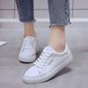 Desginer Women Sneakers Breathable Students Casual Sports Shoes Girl Flat Leather Pu White Shoes Woman Vulcanize Shoes