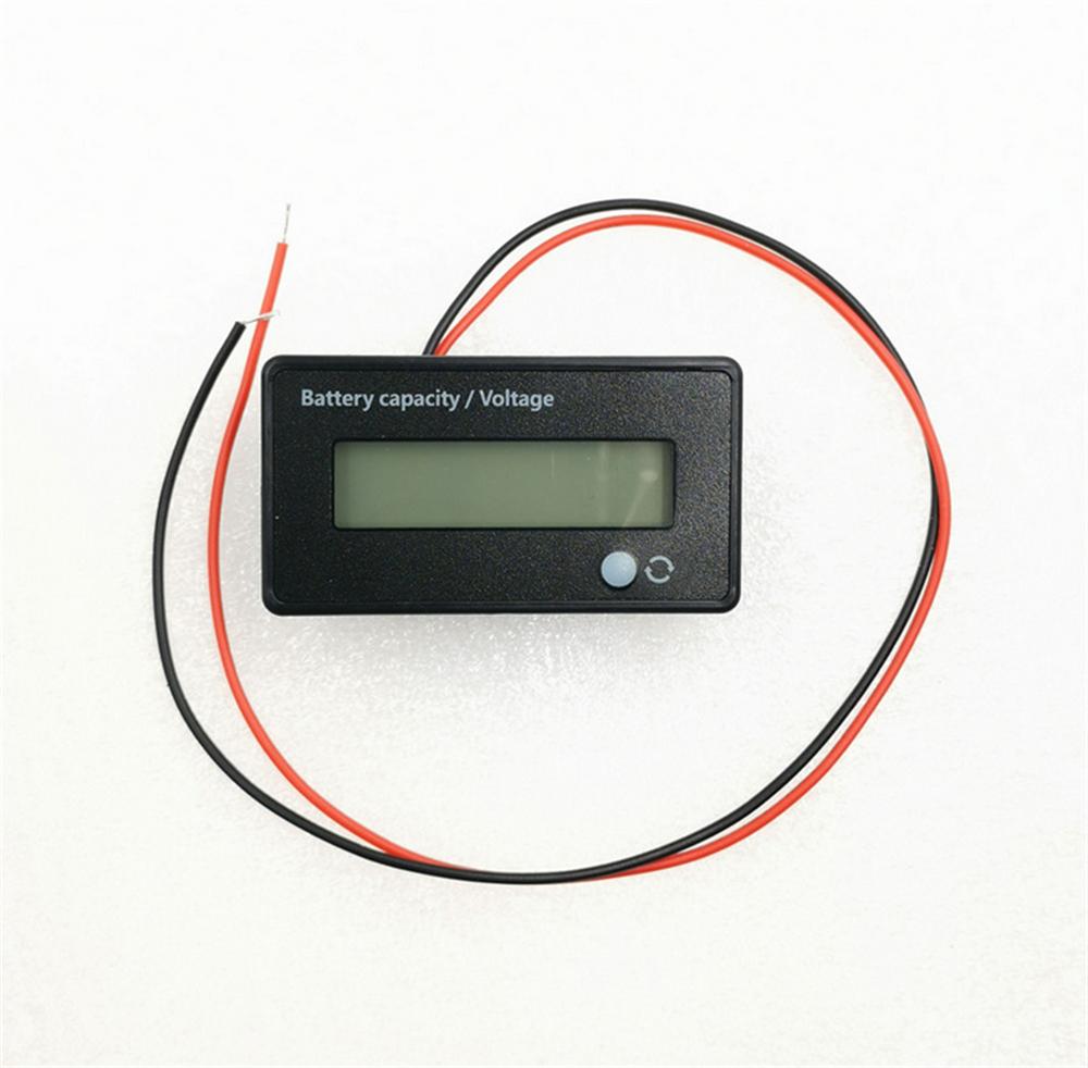 GY-6GD 7-100V Battery Monitor LCD Display Voltage Indicator for Golf Cart RV Lithium Ion Battery With Low Power Alarm