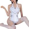 Sexy lingerie uniform love maid outfit hot passion free sexy uniform women's nightclub belly pocket
