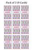 SUNAINA Double Shade Matching Plaza Multicolor Round Self-Adhesive Bindis For Women & Girls (Pack of 3)(9 Cards) (Size-1 (8mm))
