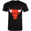 T-shirt NBA - - Chicago Bulls - Black - 100% Cotton - Short Sleeves