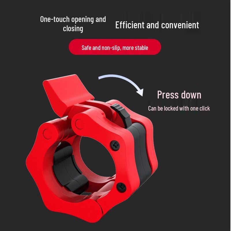 Olympic Barbell Bar with Quick Release Dumbbell Clips, Clamps, and Threaded Bar (2.5cm & 5cm)