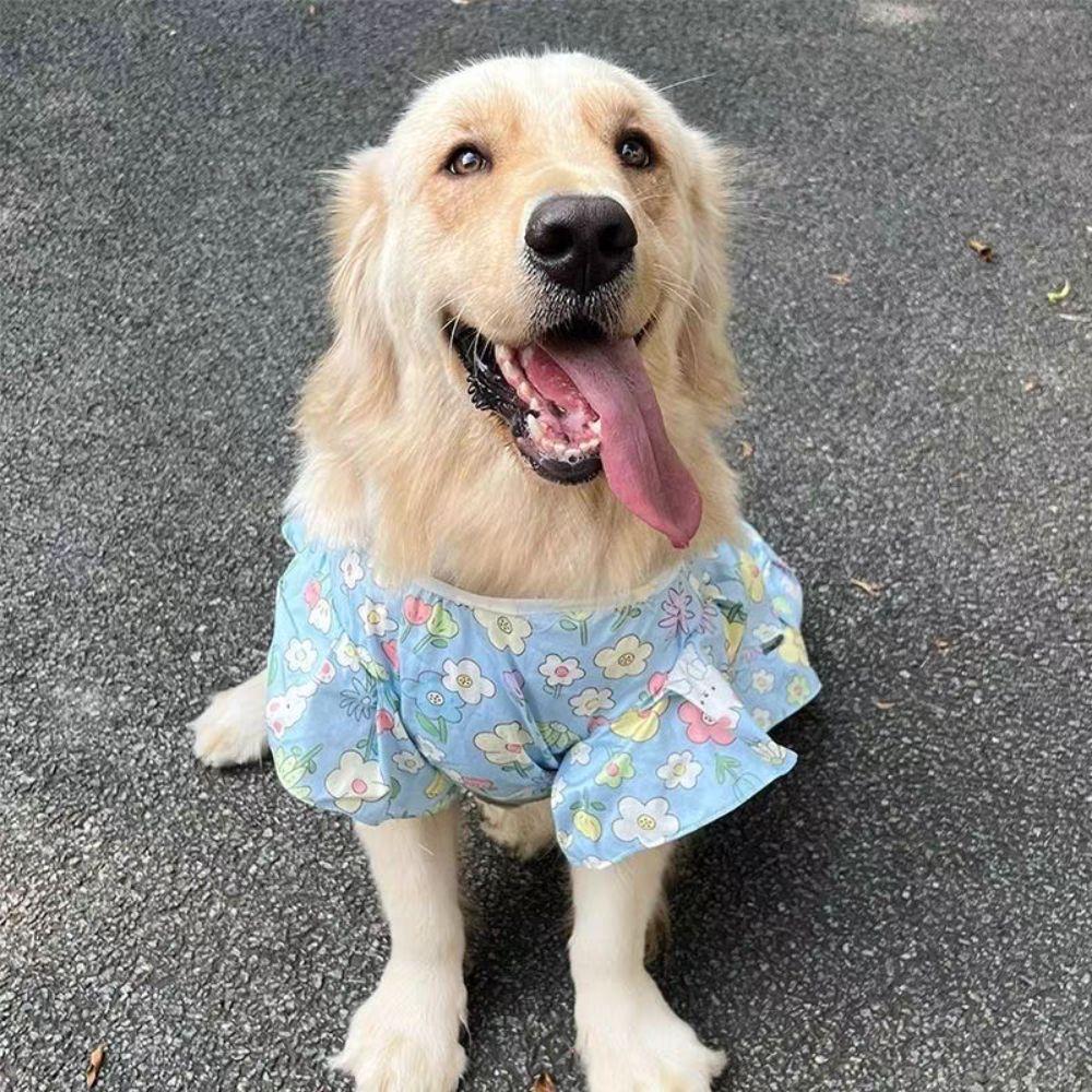 Flower Dog Cute Vest Top Rabbit Pet Sun Protection Clothing Cat Thin Clothes  For Dogs Puppy Cats