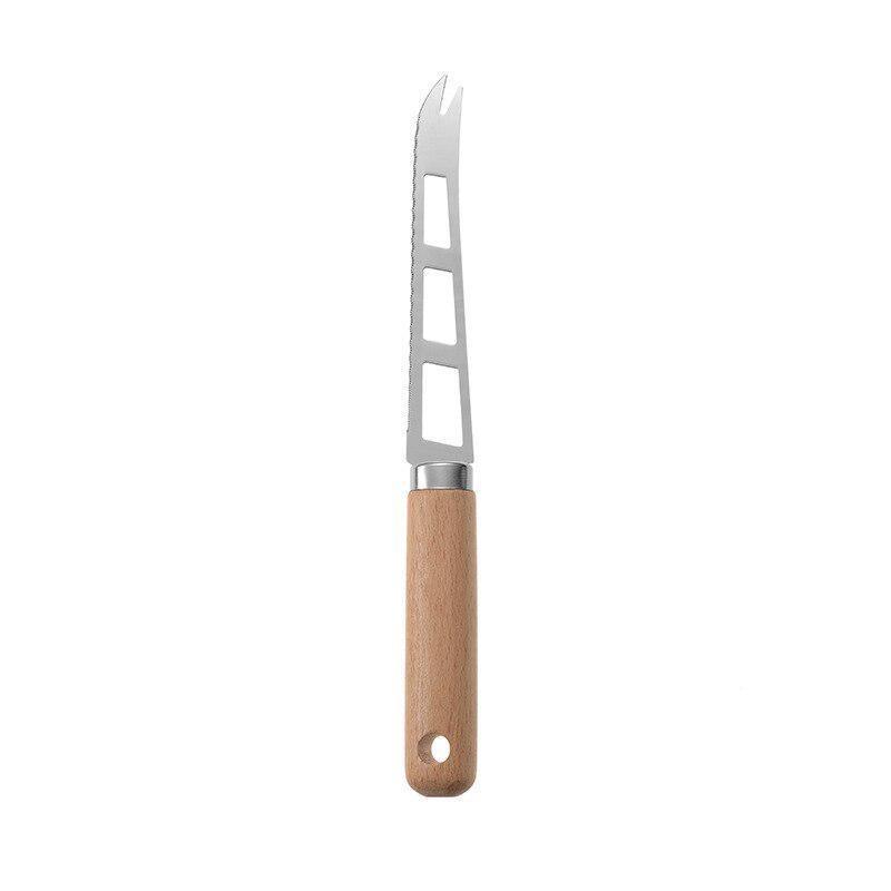 Kjøkkenredskaper med trehåndtak Lite kjøkkenredskapssett Bakesett Pizzaostkniv Rustfritt stål Eggvisp