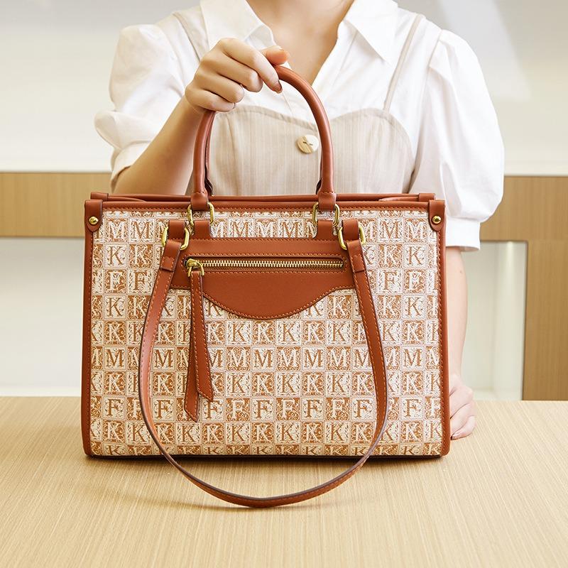 New Women's Bag High-end Printing Large-capacity Tote Bag Fashionable Versatile Temperament Portable Shoulder Bag