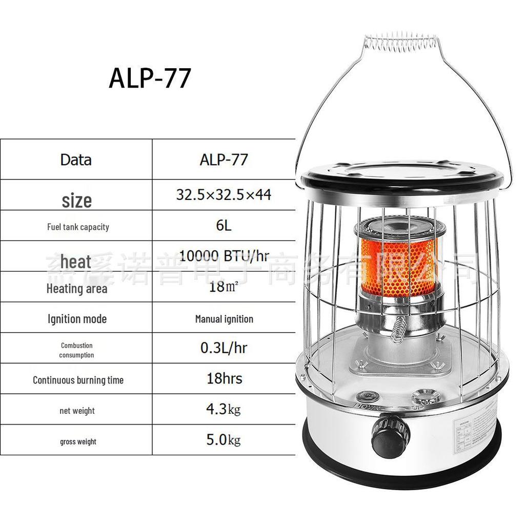 Portable Windproof Kerosene Heater & Stove for Camping, Ice Fishing, and Home Use