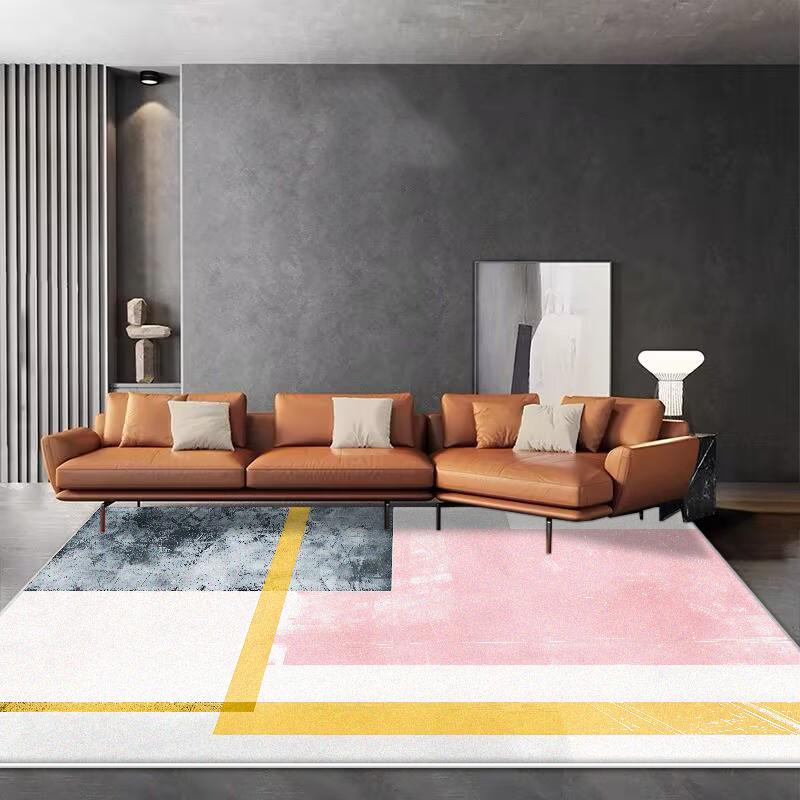 Modern Luxury Carpet for Living Room Decoration Home Fashionable Nordic Sofa Side Floor Mat Big Size Washable Rugs for Bedroom