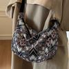 Large Capacity Ethnic Style Dumpling Bag Women's New Trendy Fashion Crossbody Bag Women Ins Niche Shoulder Bag Women