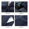 ROMON Men's Autumn Winter Warm Fleece Jacket