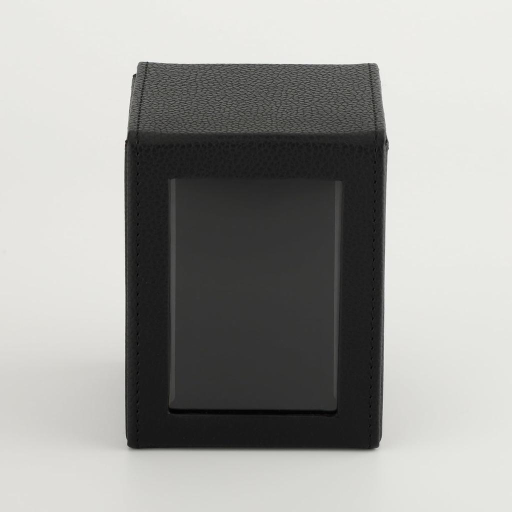 TOYGER SASH CASE [Clear Deck Case for Seeing Contents] Space-Saving Card Viewing and Management, Compatible with Loaders and Hardening Cases (Black)