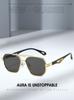 Vintage Square Sunglasses Men Gradient Multi-color Casual Shades Women Trendy Double Bridge Luxury Design Sun Glasses