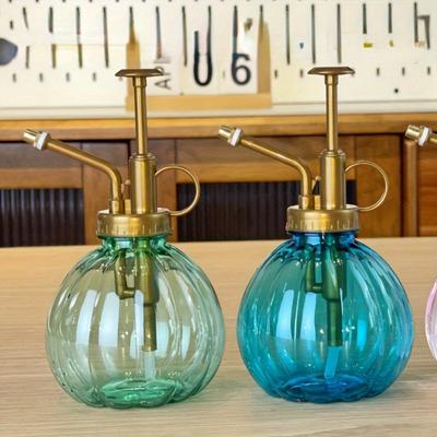 1PC Plastic Pumpkin Shape Succulent Flower Raising Vintage Sprinkler Pot Gardening Press Garden Sprayer Plant Watering Can