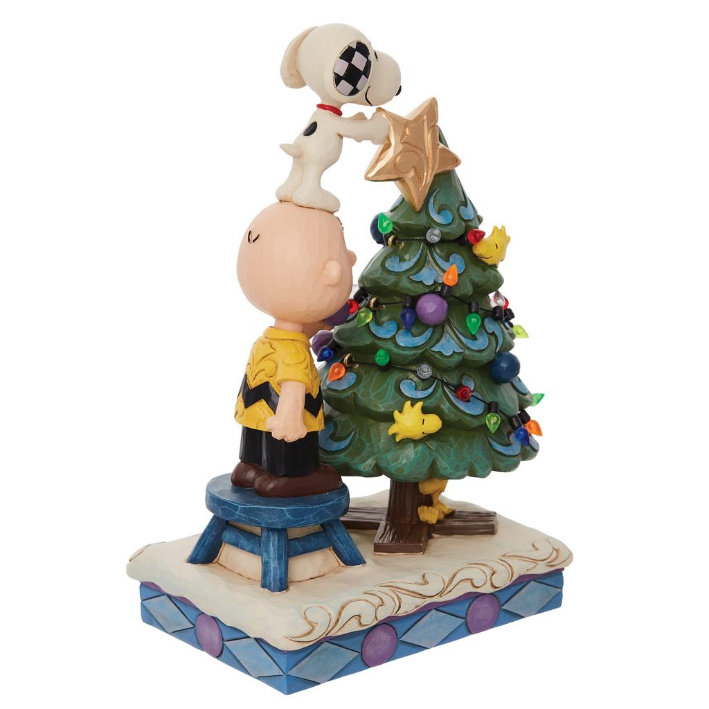 JIM SHORE Snoopy Charlie Brown Decoration 6010321 & <Christmas>