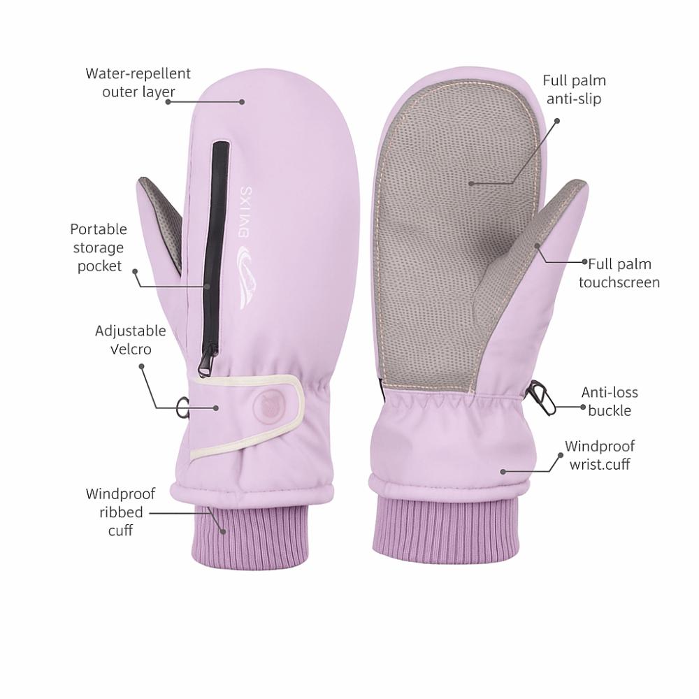 Touch Screen Snowboarding Gloves Thermal Mitten High Quality Snowmobile Mittens Unisex