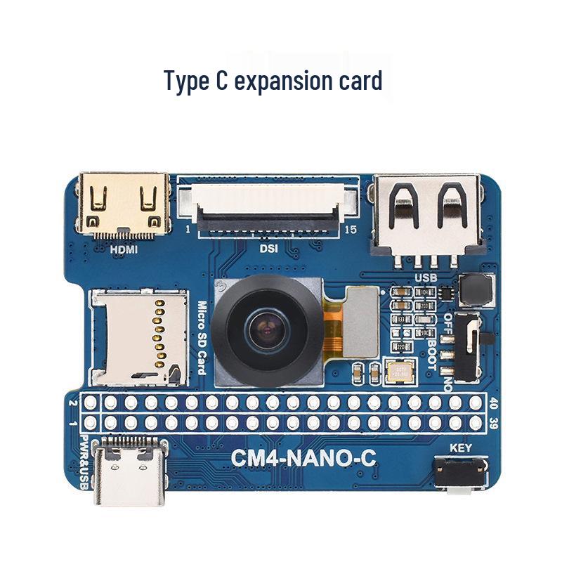 Raspberry Pi CM4 Expansion Board with 8MP Camera, HDMI, CSI Interface, and Gigabit Ethernet