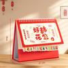 Paper Snake Year Desk Calendar China Style Desktop Flip Calendar New Standing Desktop Calendar