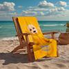 Custom Name Ultra-Soft Beach Towel with Teletubbies Theme,Ideal for Pool - Camping, Diving - Perfect Travel Essential, Vibrant Beach Towel.