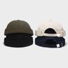 Frühling und Sommer Baumwolle Einfarbig Docker Cap Schirmlose Mütze Skullies Mützen Landlord Matrosenmütze Herren und Damen 04