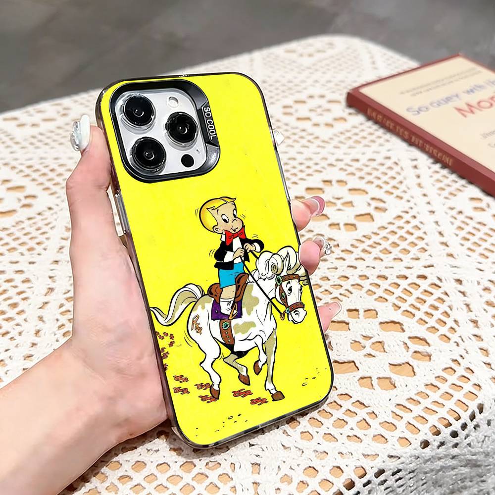 Money Boy R-Richie r-rich-RR   Phone Case For iPhone 17,16,15,14,13,12,11 Plus,Pro Max,XS,Colored silver phone case iPhone12PRO