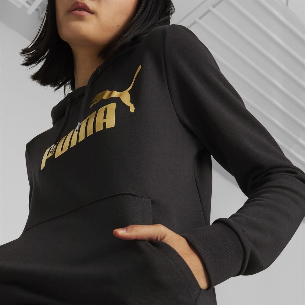 Puma Letter Print Casual Slim Fit Long Sleeve Hoodie Women hoodies Black 849096-01