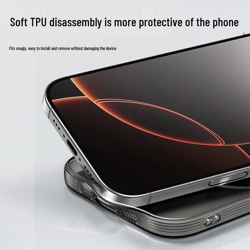 SHIYONG Magsafe Frosted Genomskinligt iPhone-skal