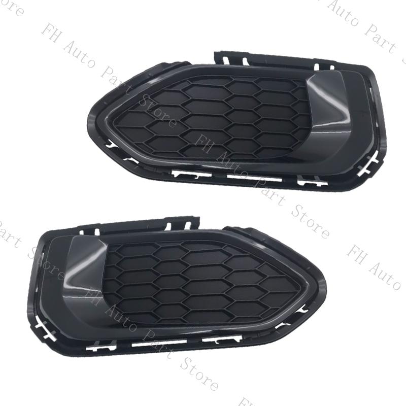 Car Front Bumper Fog Light Lamp Trim Grille Bezel Frame Cover Shell Cap Hood Lid Without Lamp Hole For Honda Fit 2018 2019