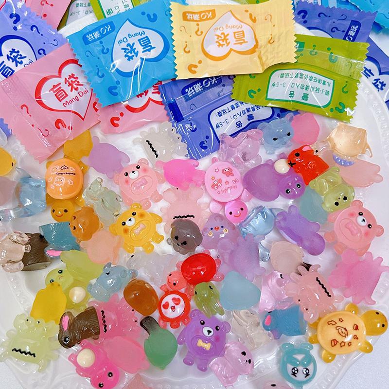 10Pcs Mini Simulation Capybara Model Blind Bag Toys Cartoon Miniature Animal Model Diy Ornaments Children'S Surprised Gifts