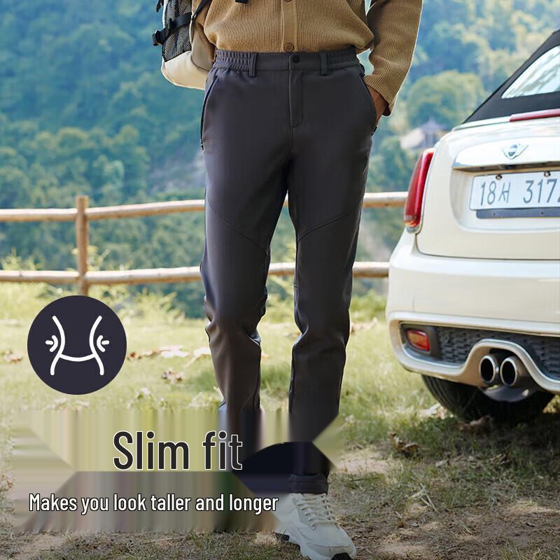Pelliot Men's Fleece-Lined Outdoor Softshell Pants