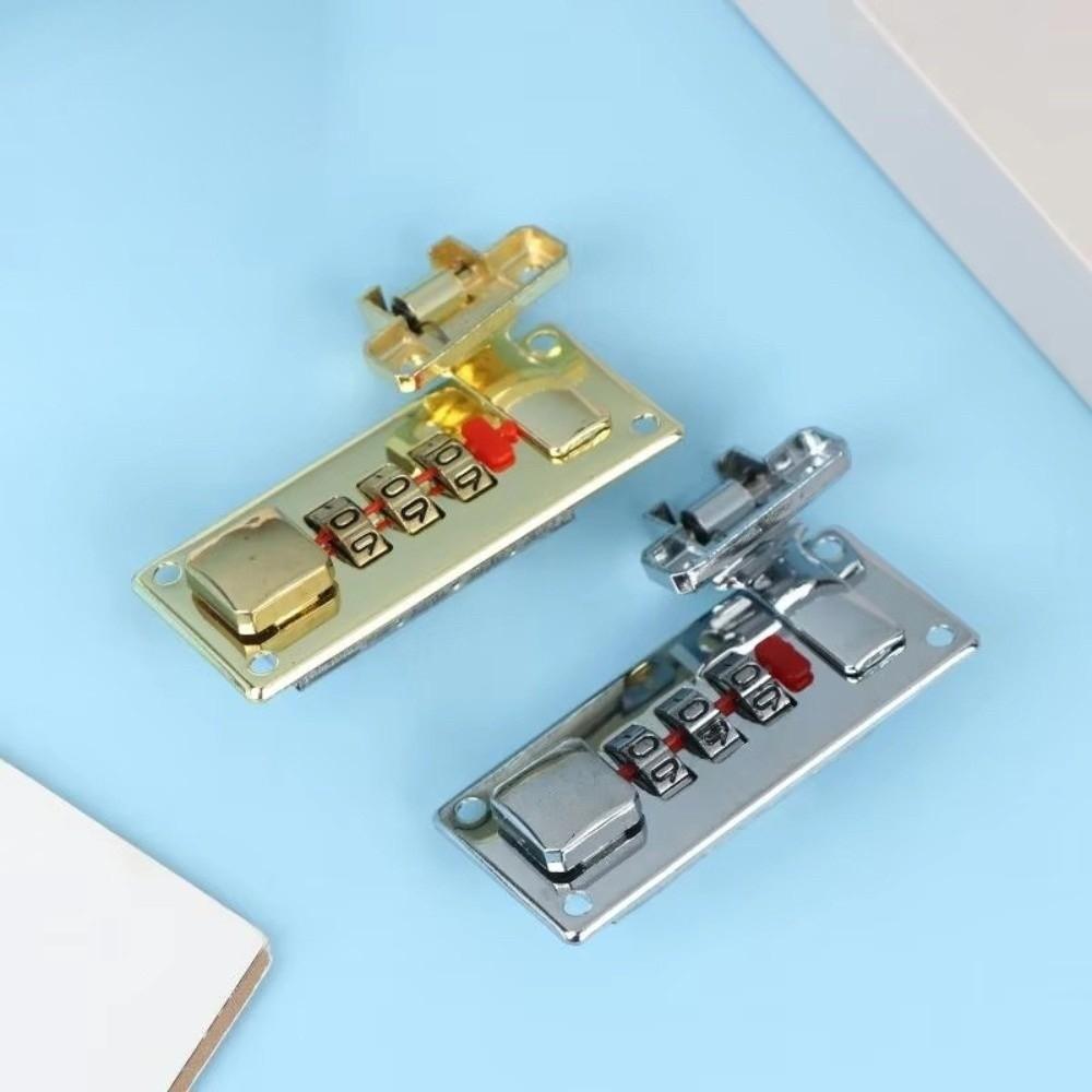 Keyless Luggage Lock 65 X 29mm Fixed Lock Home Hardware Accessories Combination Lock Jewelry Box