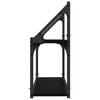 Wall Shelf Black Oak Look 60 x 21 x 51 cm Wood Based Material